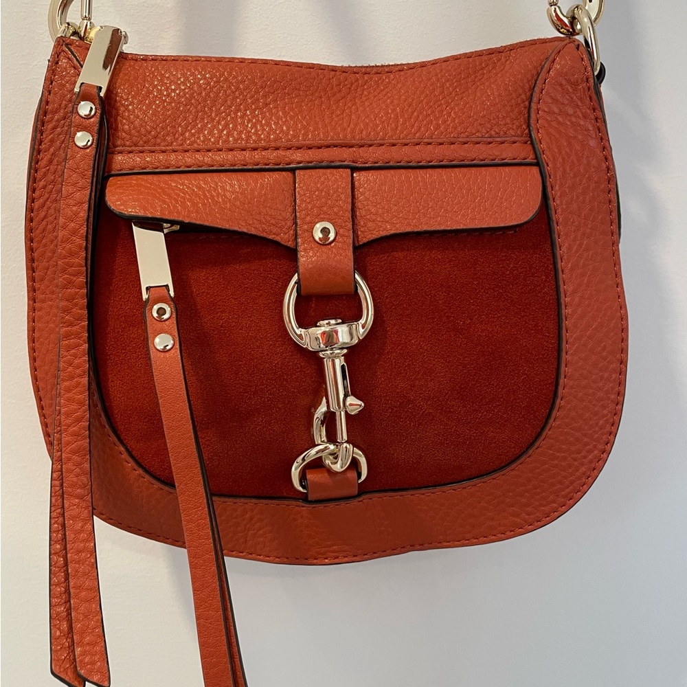 Rebecca Minkoff Suede & Leather Crossbody